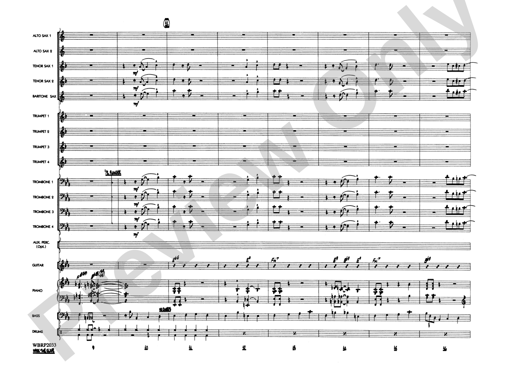 Mack the Knife (from The Threepenny Opera): Jazz Ensemble Conductor Score & Parts