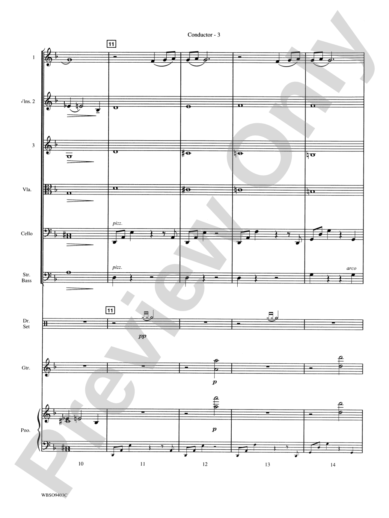 My Funny Valentine: String Orchestra Conductor Score & Parts