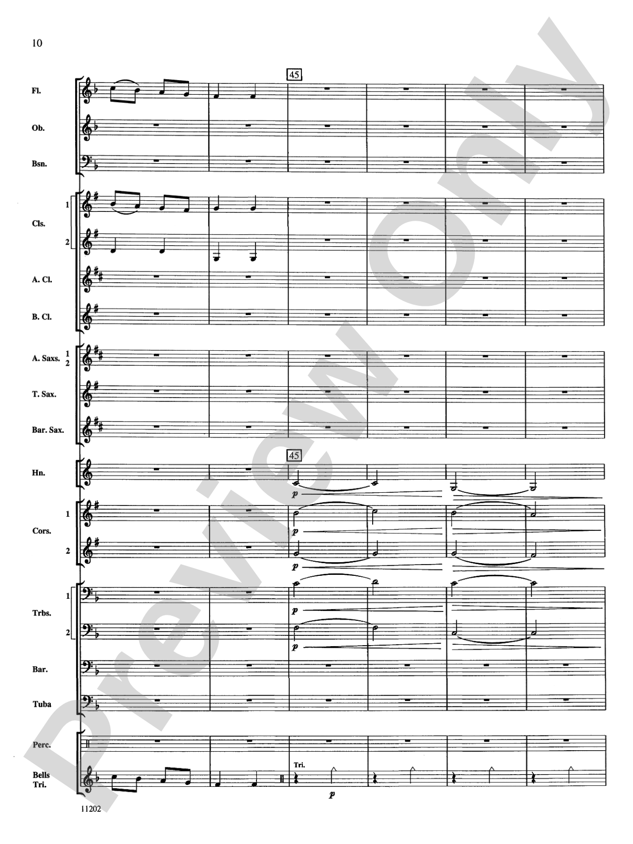 Hungarian Dance No. 5: Concert Band Conductor Score & Parts