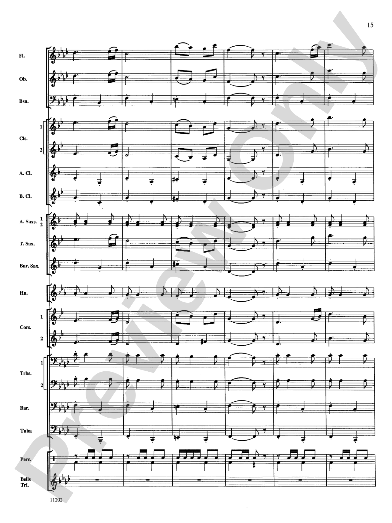Hungarian Dance No. 5: Concert Band Conductor Score & Parts