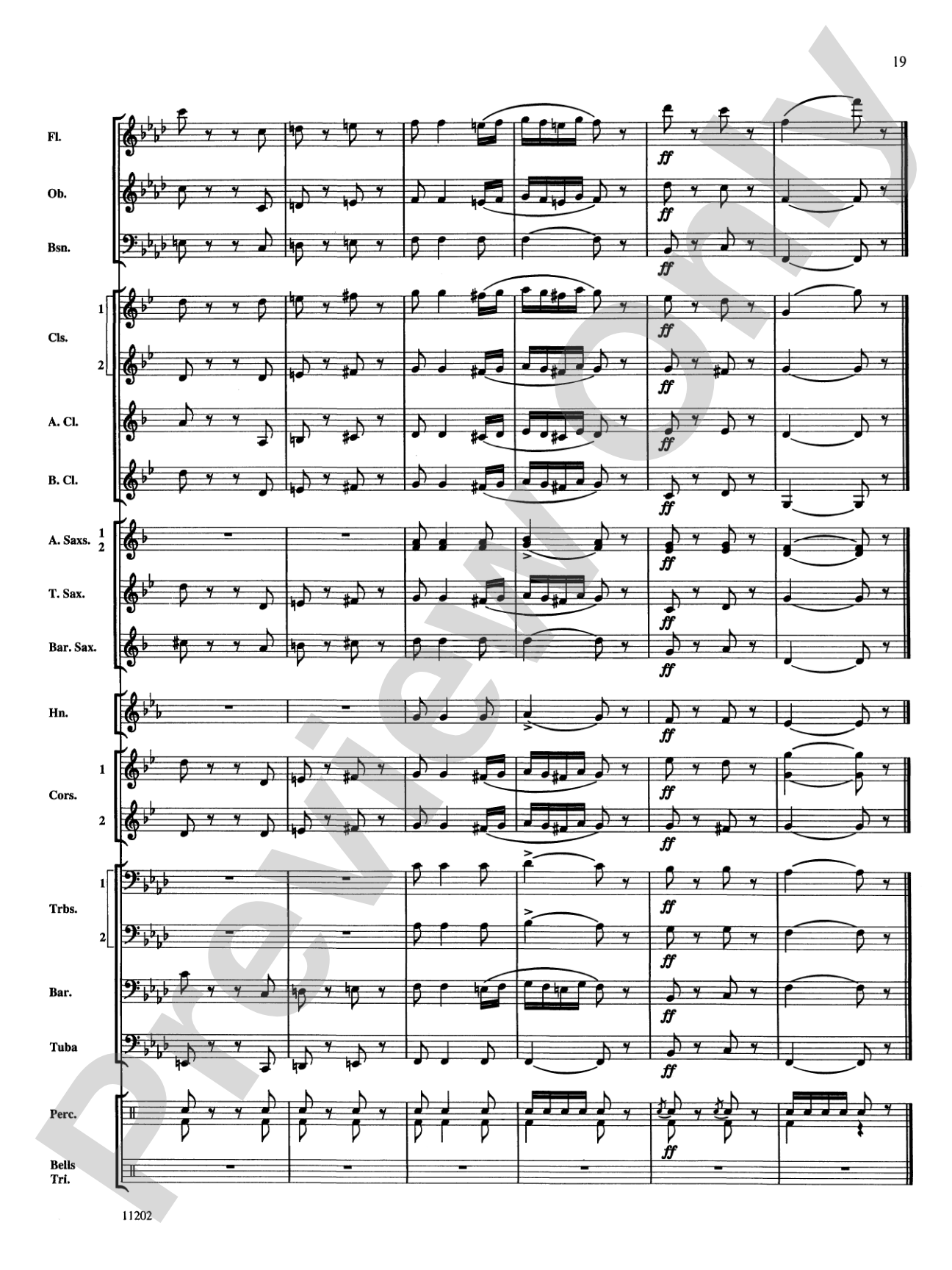 Hungarian Dance No. 5: Concert Band Conductor Score & Parts