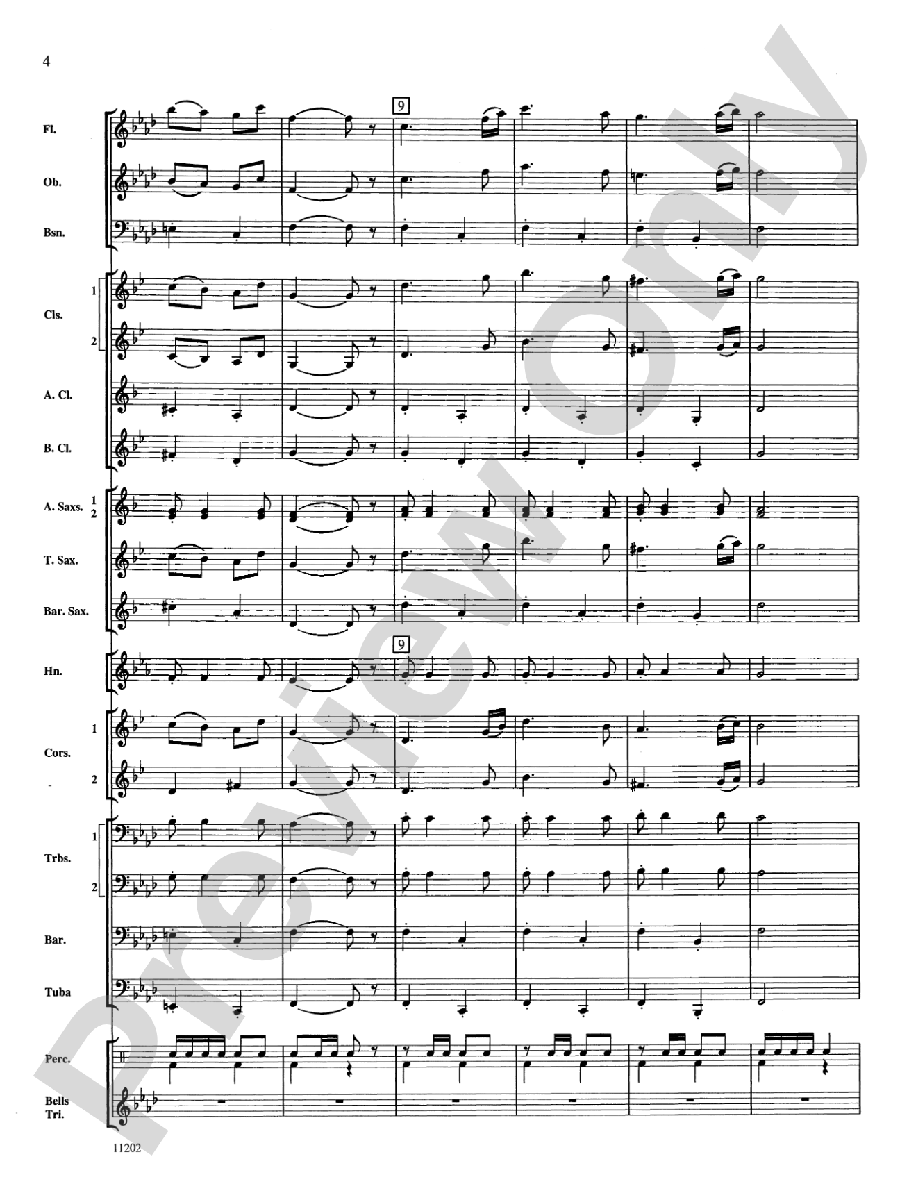 Hungarian Dance No. 5: Concert Band Conductor Score & Parts