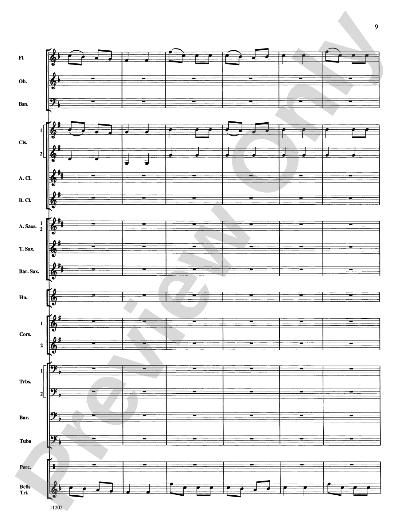 Hungarian Dance No. 5: Concert Band Conductor Score & Parts
