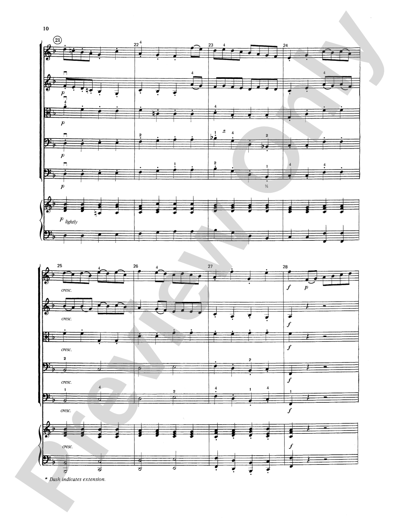 Baroque Suite No. 1: String Orchestra Conductor Score & Parts