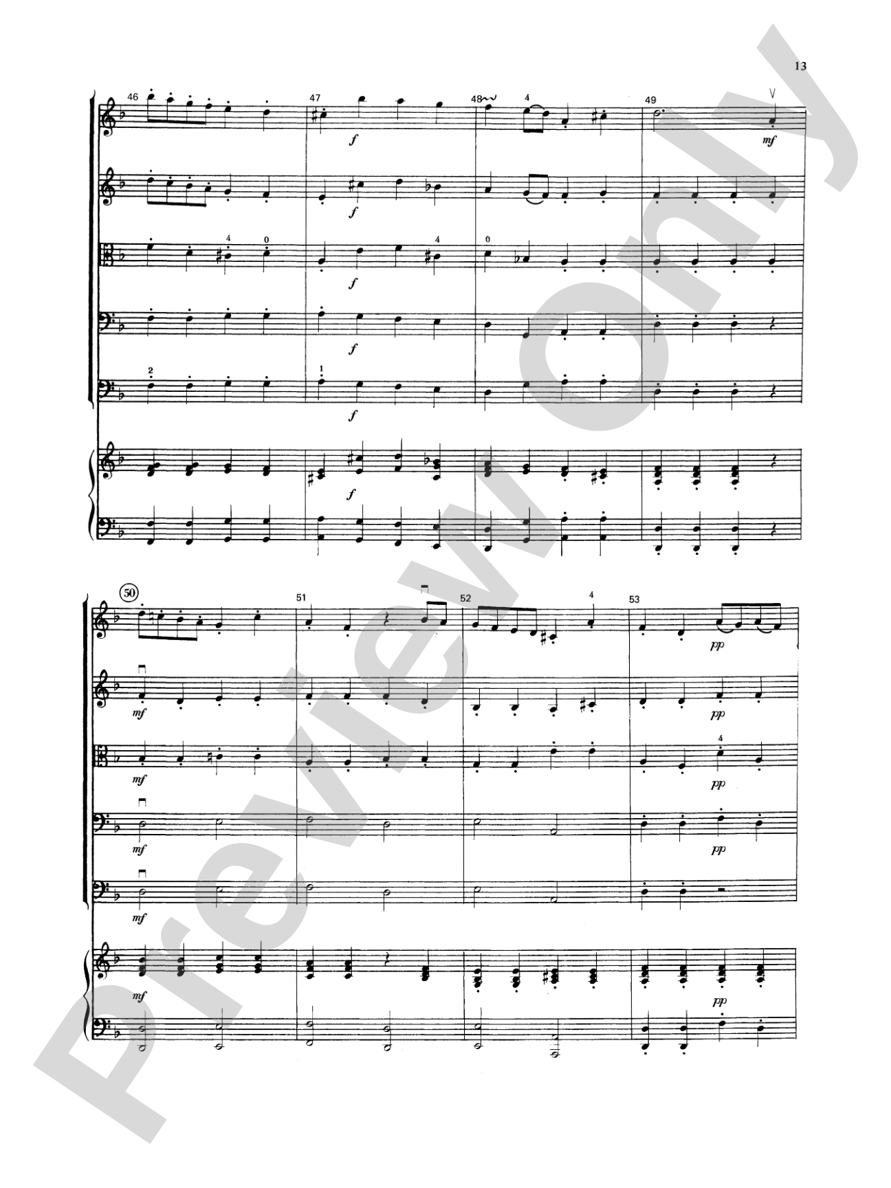 Baroque Suite No. 1: String Orchestra Conductor Score & Parts