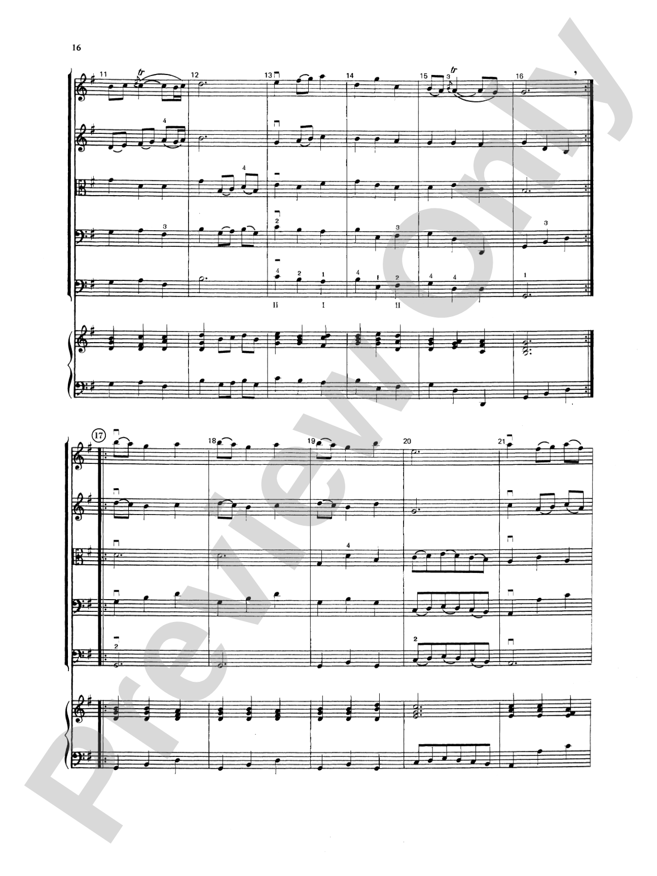 Baroque Suite No. 1: String Orchestra Conductor Score & Parts