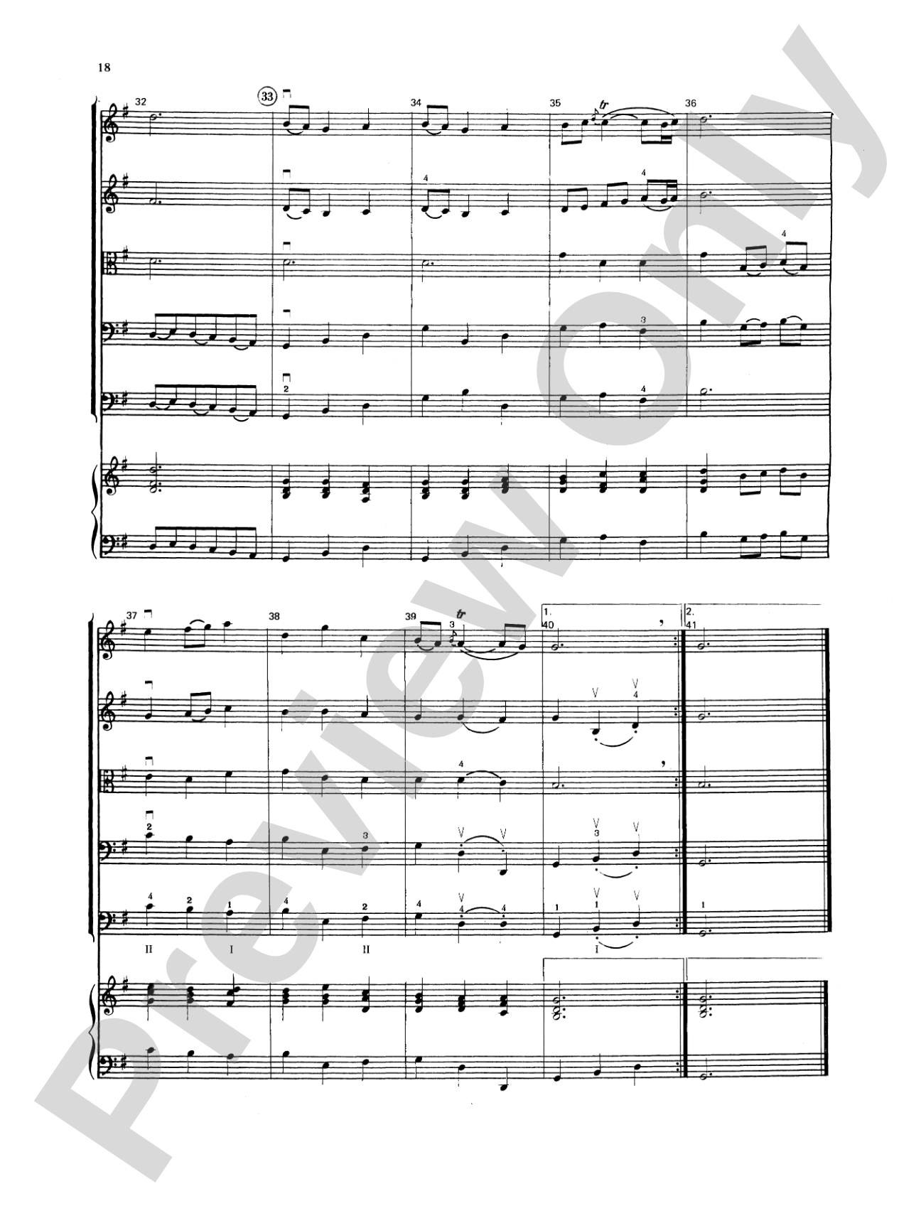 Baroque Suite No. 1: String Orchestra Conductor Score & Parts
