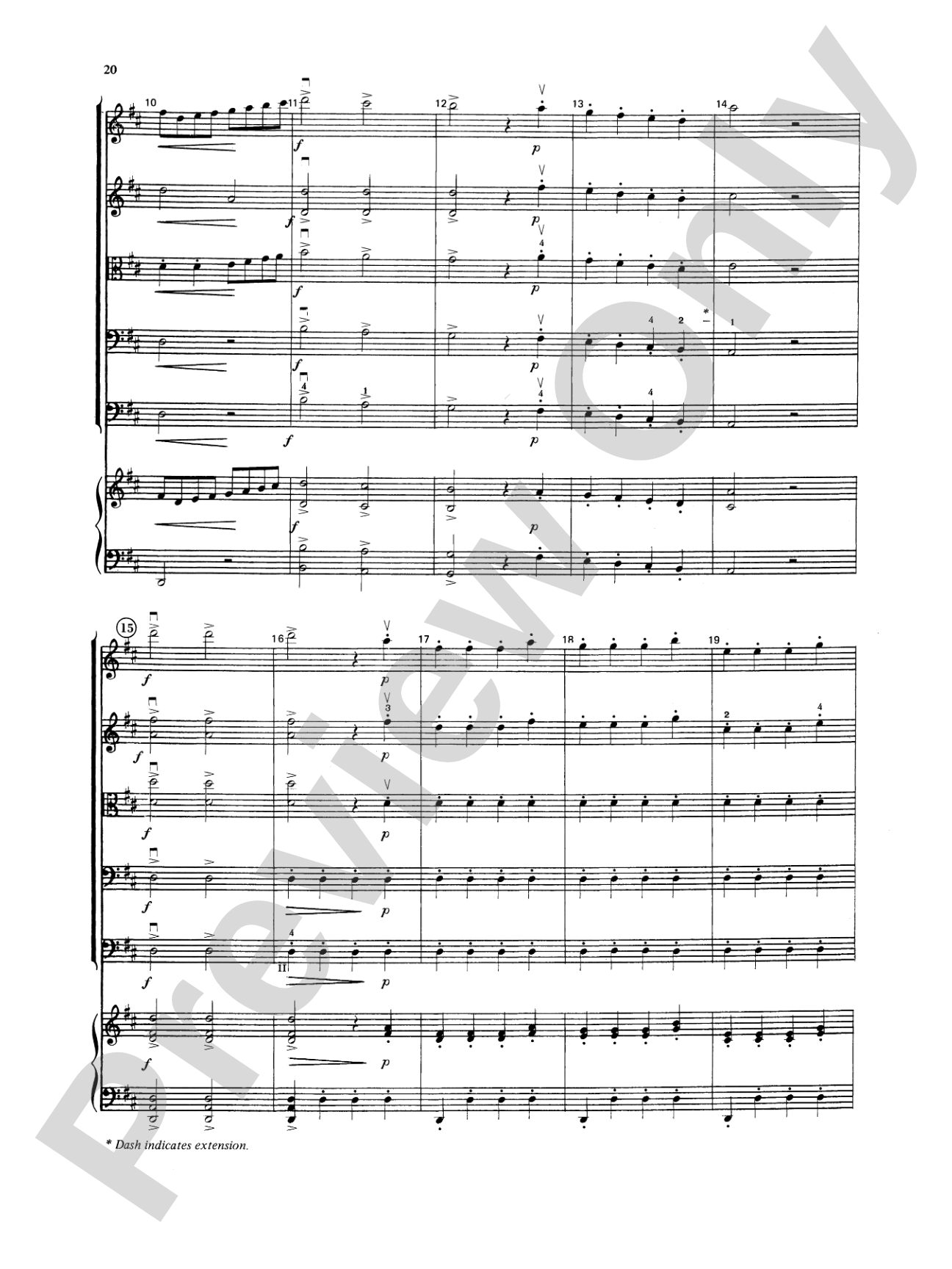 Baroque Suite No. 1: String Orchestra Conductor Score & Parts