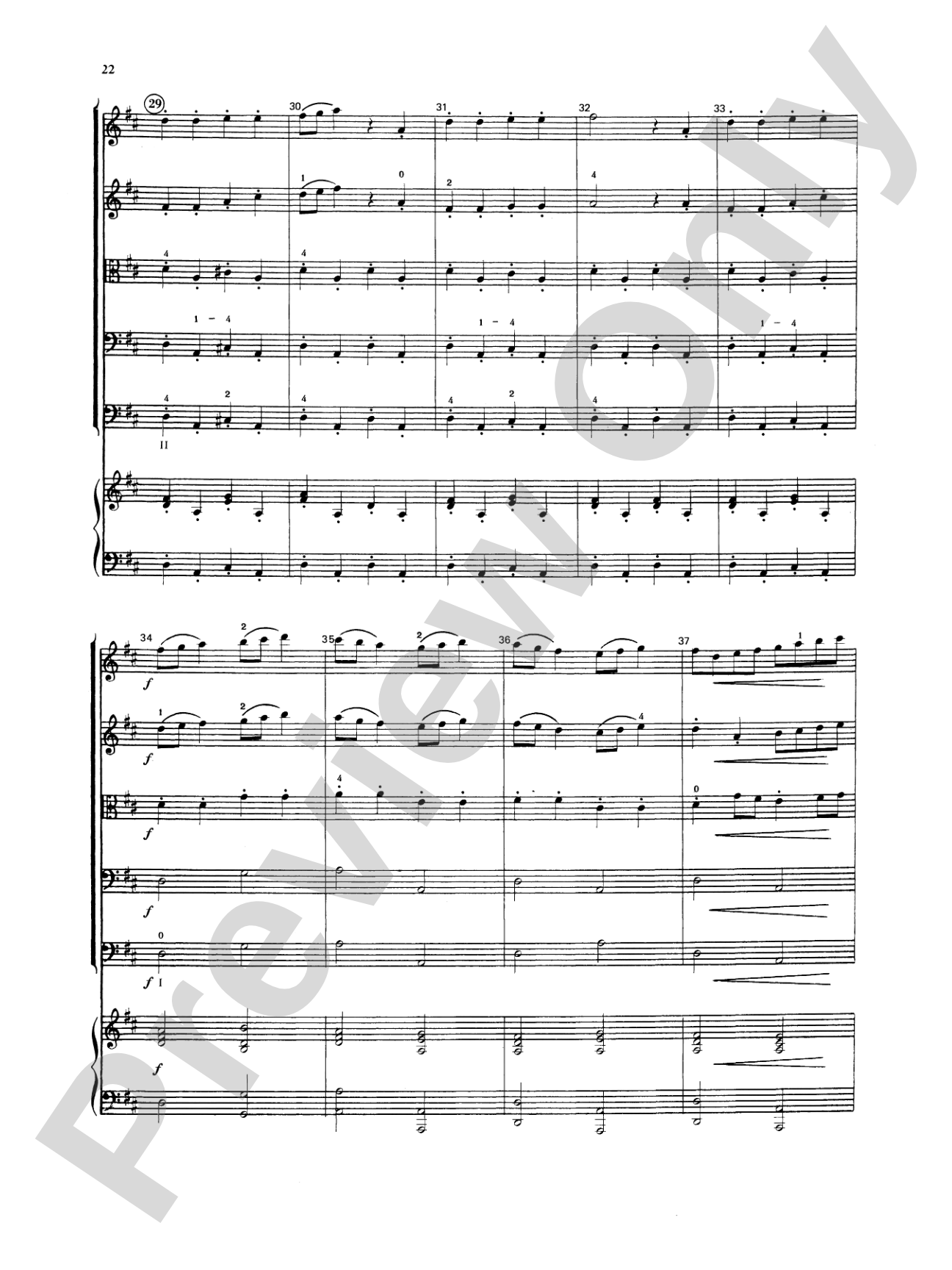 Baroque Suite No. 1: String Orchestra Conductor Score & Parts