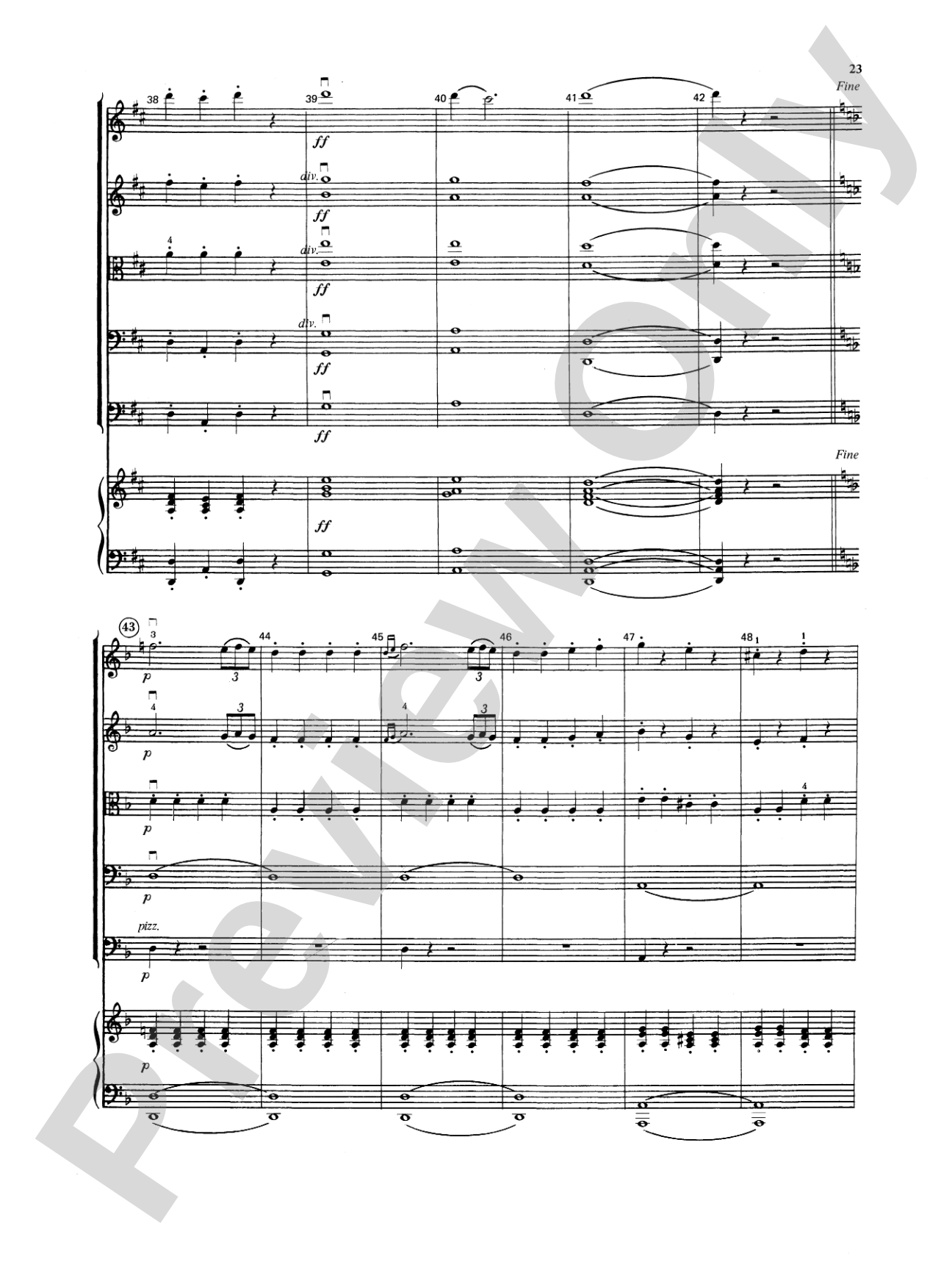 Baroque Suite No. 1: String Orchestra Conductor Score & Parts