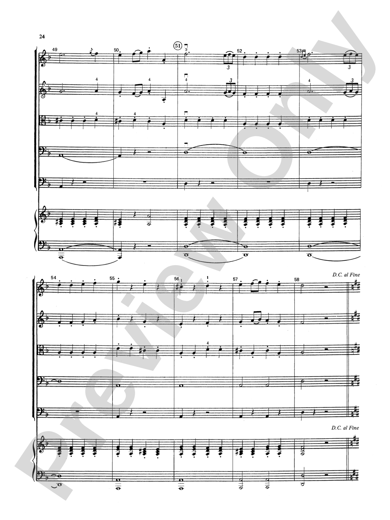 Baroque Suite No. 1: String Orchestra Conductor Score & Parts