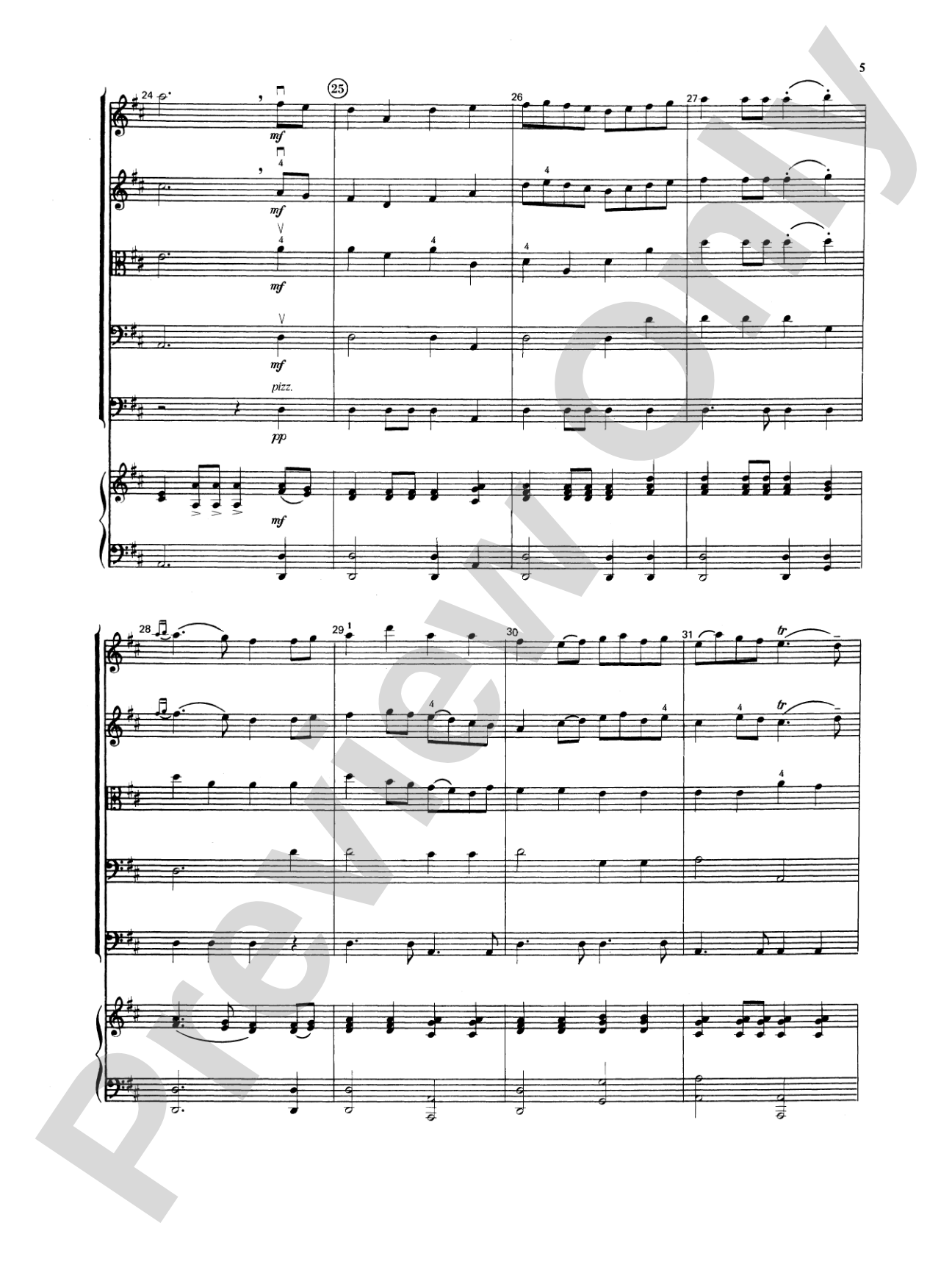 Baroque Suite No. 1: String Orchestra Conductor Score & Parts
