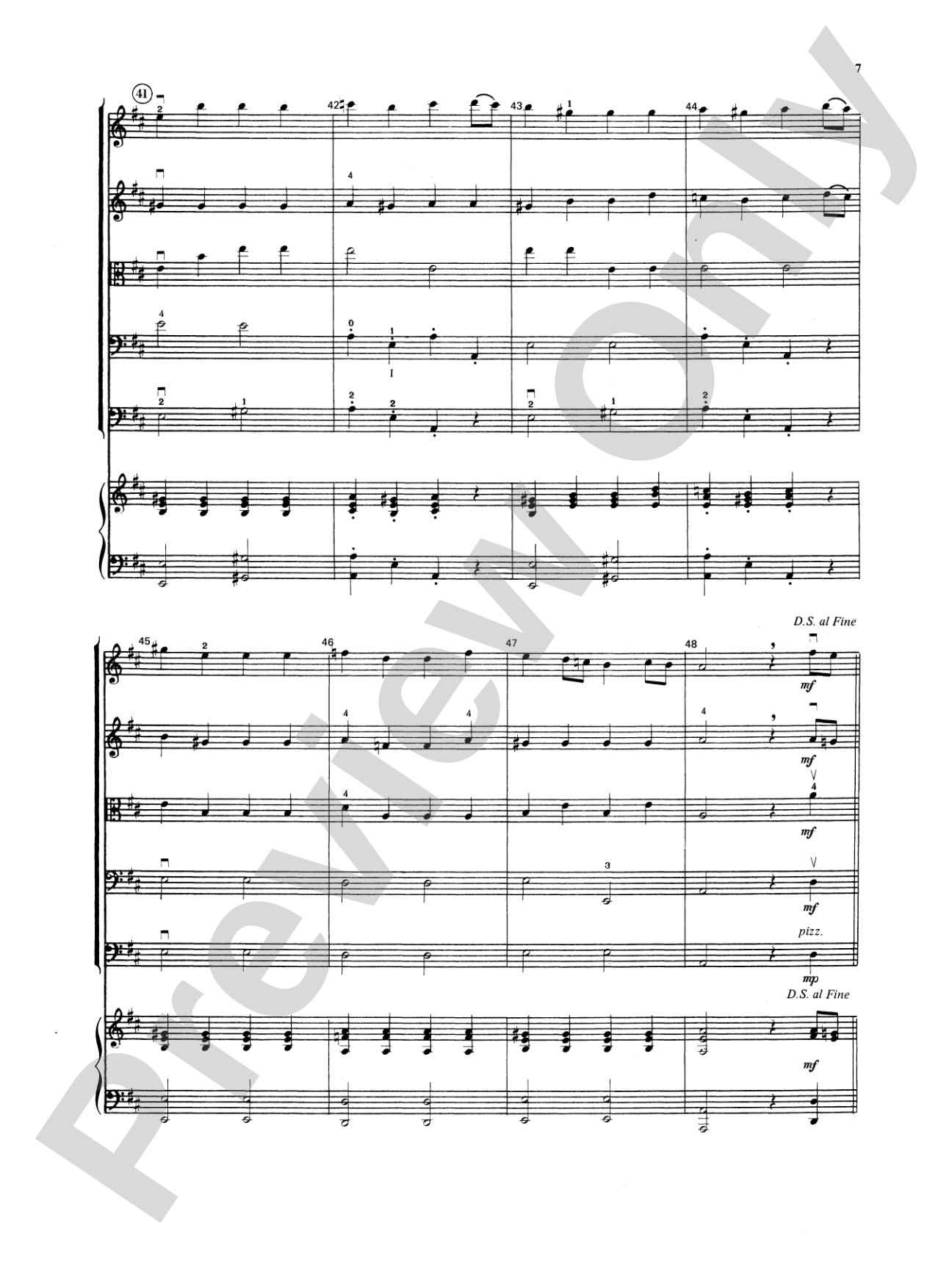 Baroque Suite No. 1: String Orchestra Conductor Score & Parts