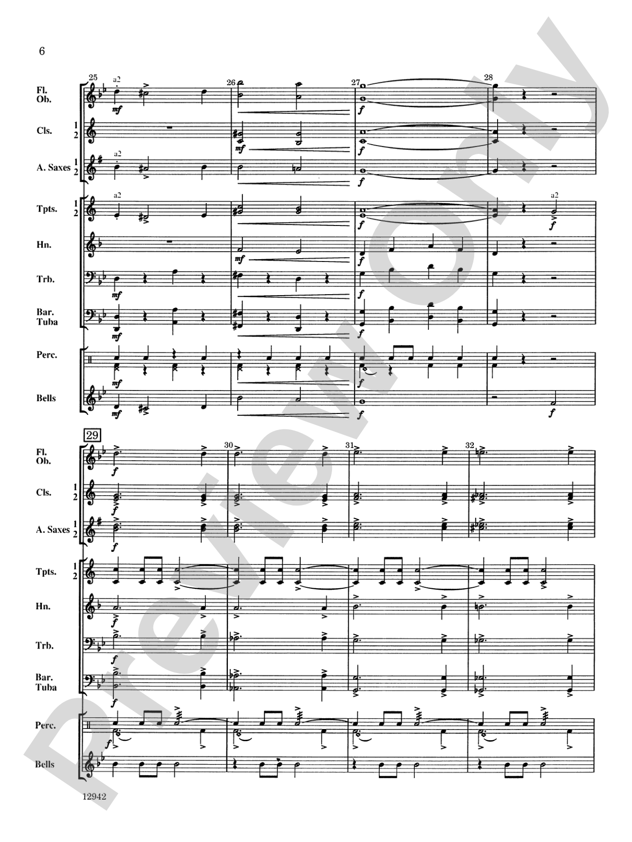 March to the Big Top: Concert Band Conductor Score & Parts