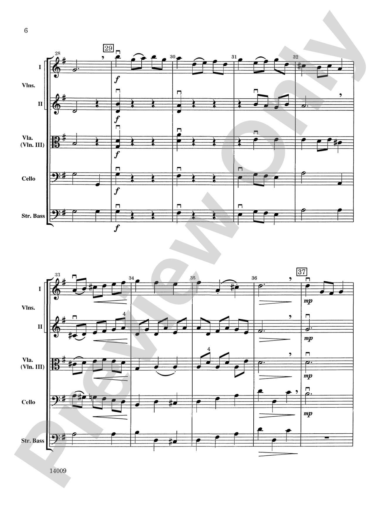 Chorale and Minuet: String Orchestra Conductor Score & Parts