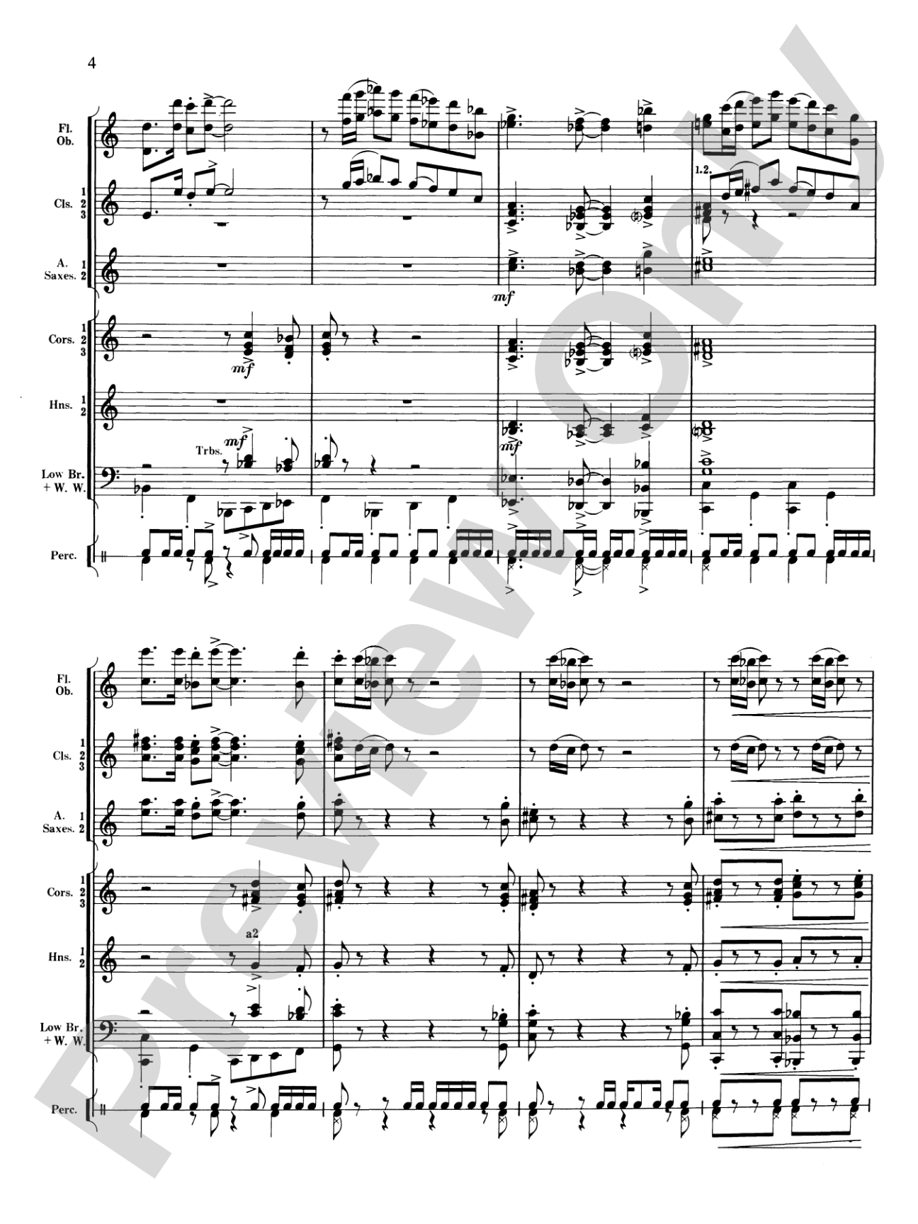 March for Kim: Concert Band Conductor Score & Parts