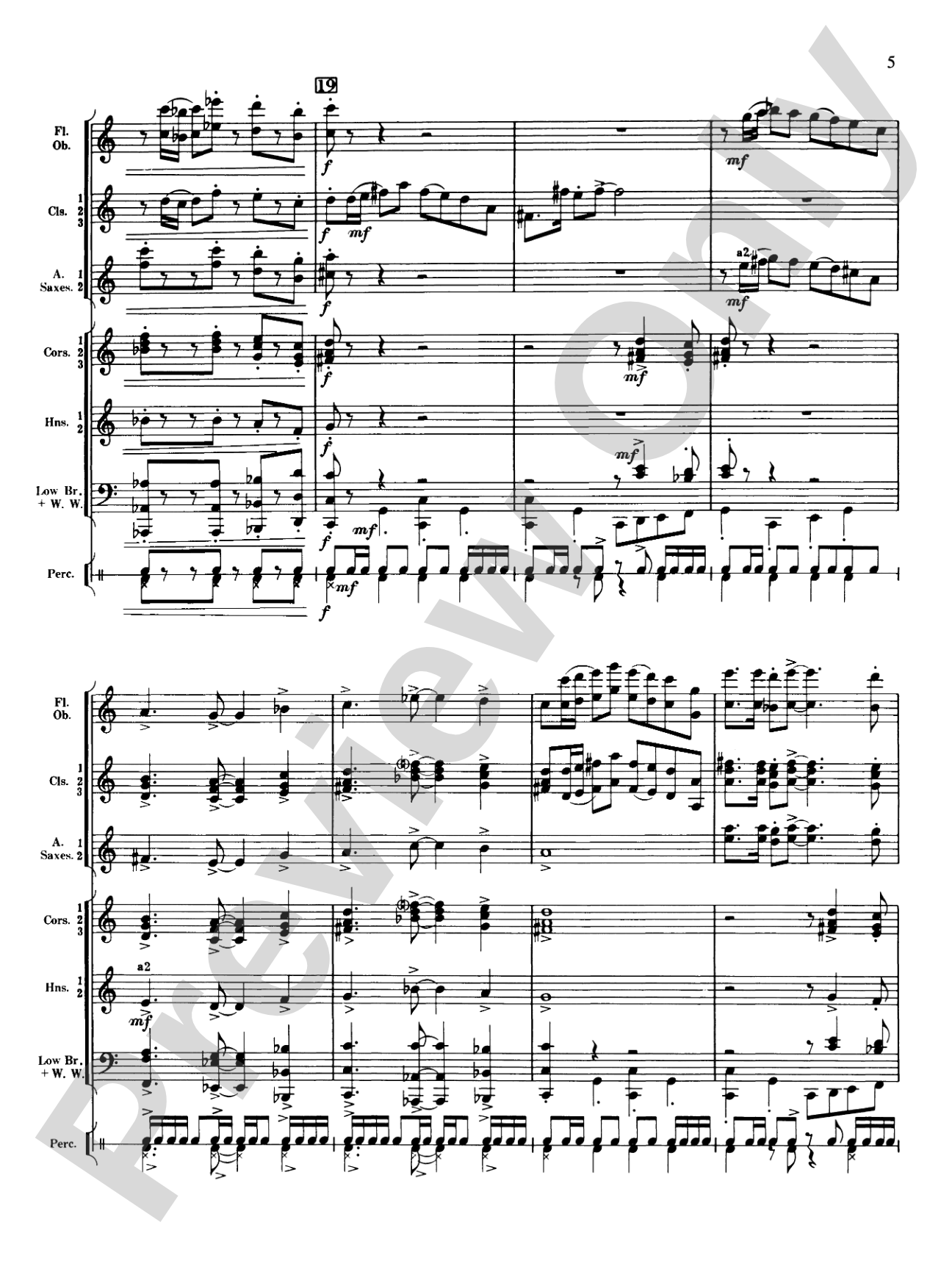 March for Kim: Concert Band Conductor Score & Parts