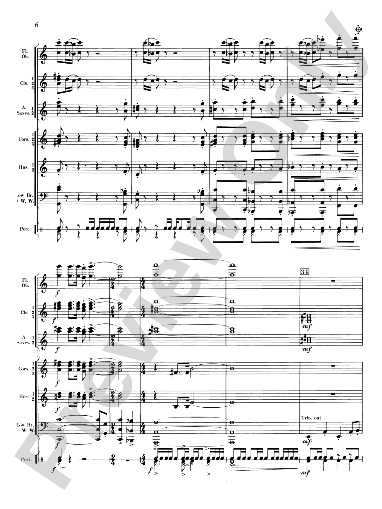 March for Kim: Concert Band Conductor Score & Parts