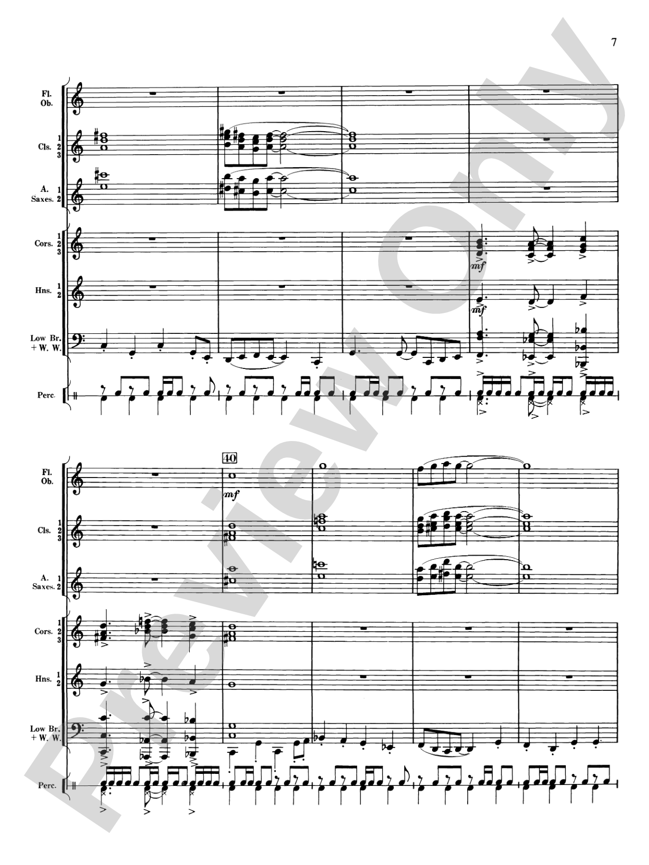 March for Kim: Concert Band Conductor Score & Parts