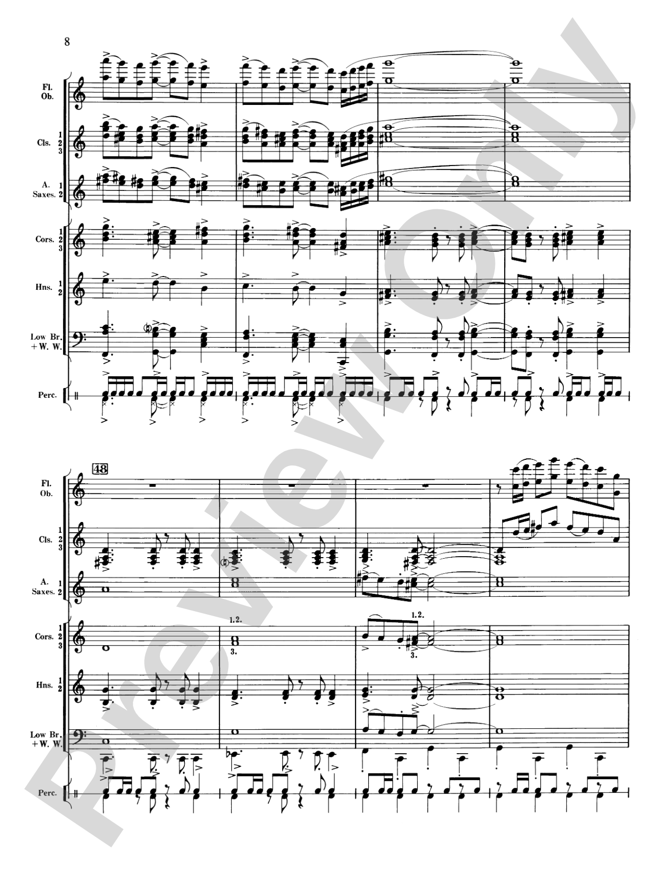 March for Kim: Concert Band Conductor Score & Parts