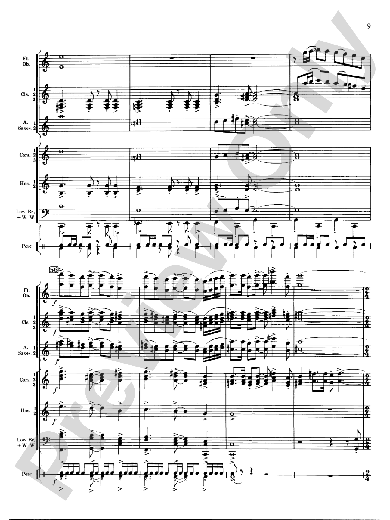 March for Kim: Concert Band Conductor Score & Parts