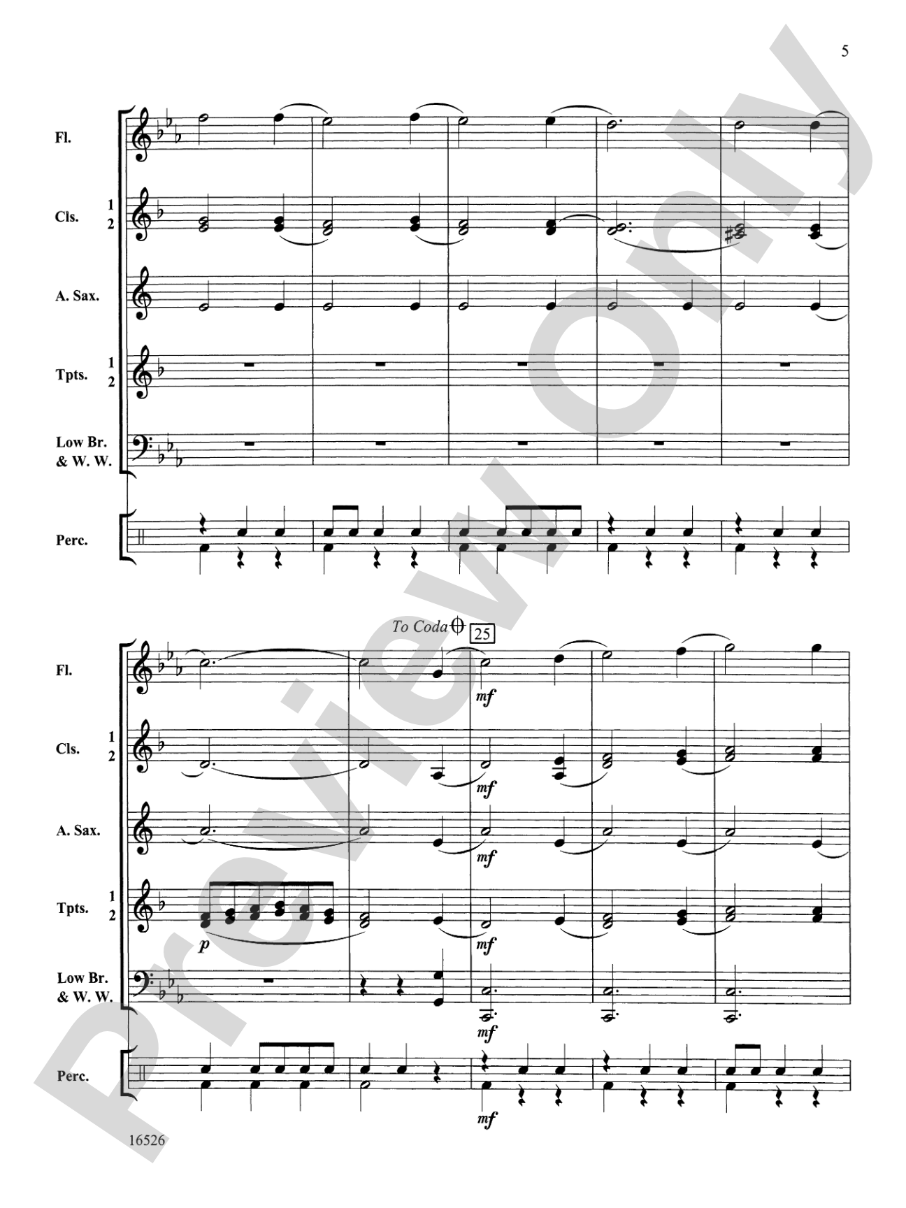 Theme from "The Moldau": Concert Band Conductor Score & Parts