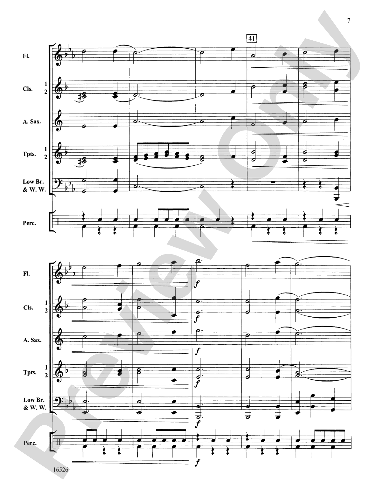 Theme from "The Moldau": Concert Band Conductor Score & Parts
