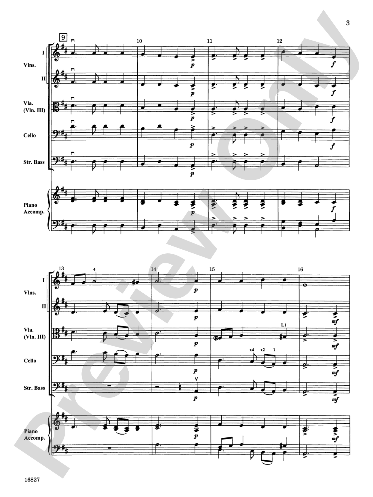 Renaissance Suite: String Orchestra Conductor Score & Parts