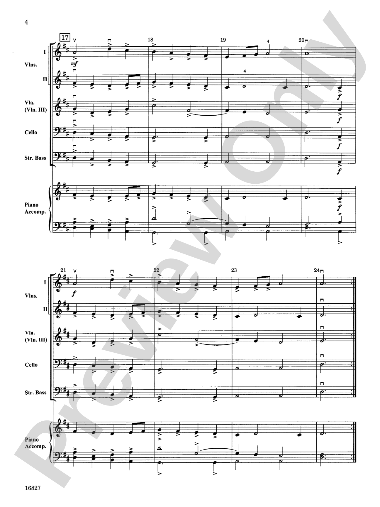 Renaissance Suite: String Orchestra Conductor Score & Parts