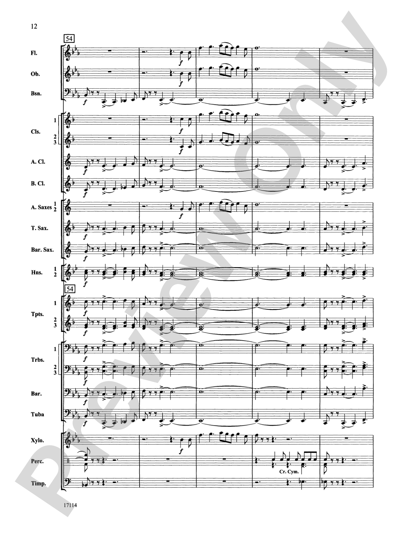 Fantasia on an Irish Hymn: Concert Band Conductor Score & Parts