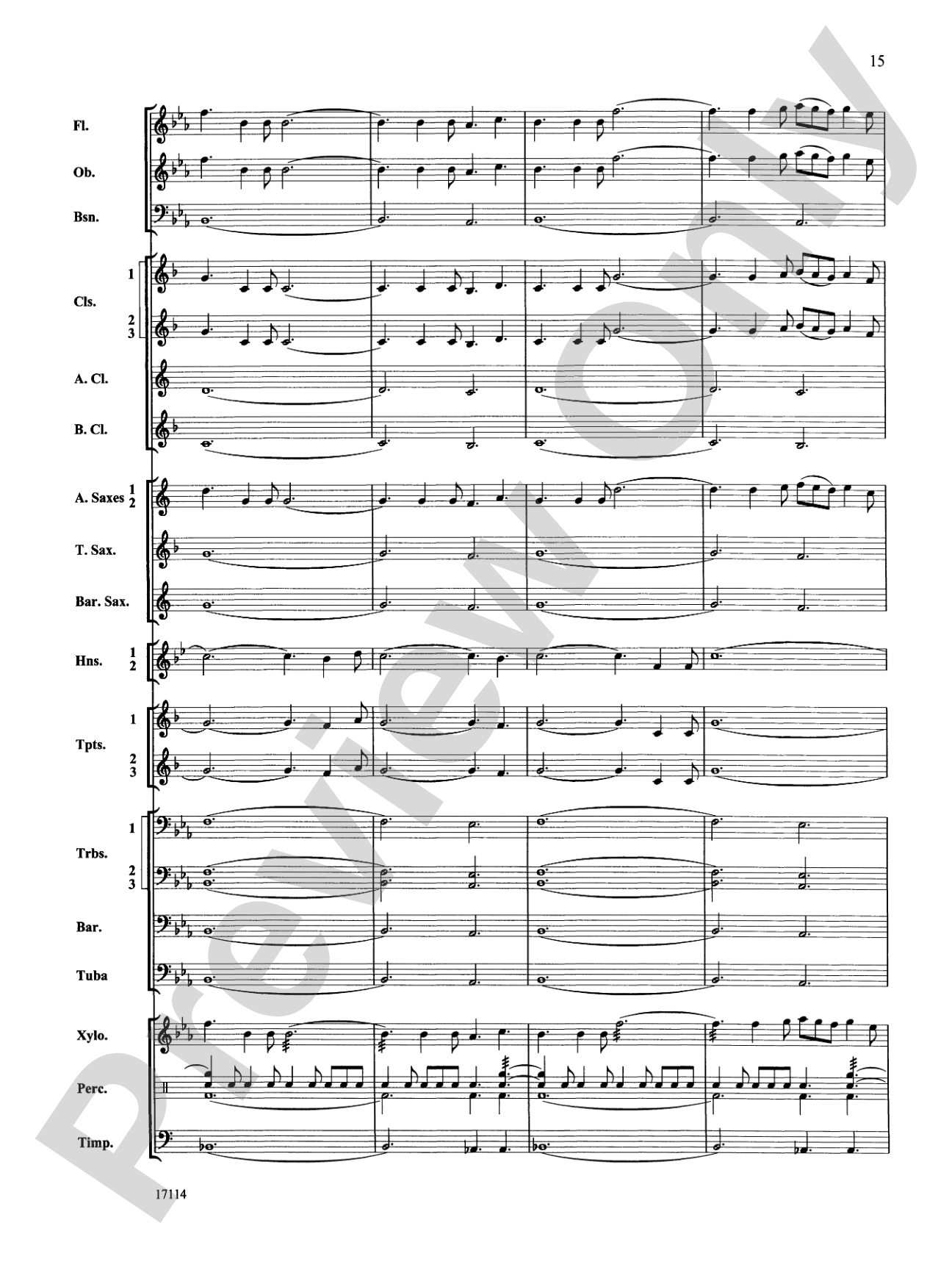 Fantasia on an Irish Hymn: Concert Band Conductor Score & Parts