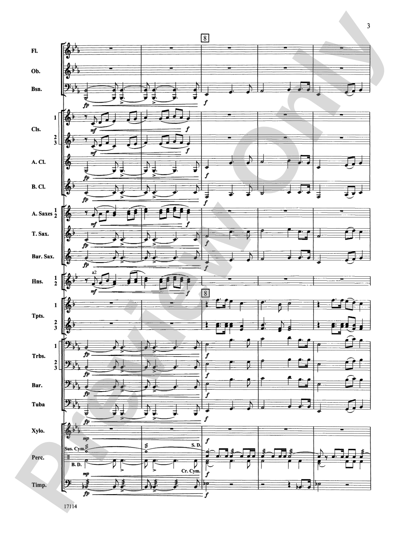 Fantasia on an Irish Hymn: Concert Band Conductor Score & Parts