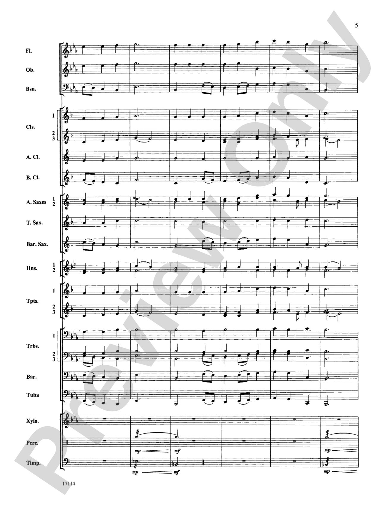 Fantasia on an Irish Hymn: Concert Band Conductor Score & Parts