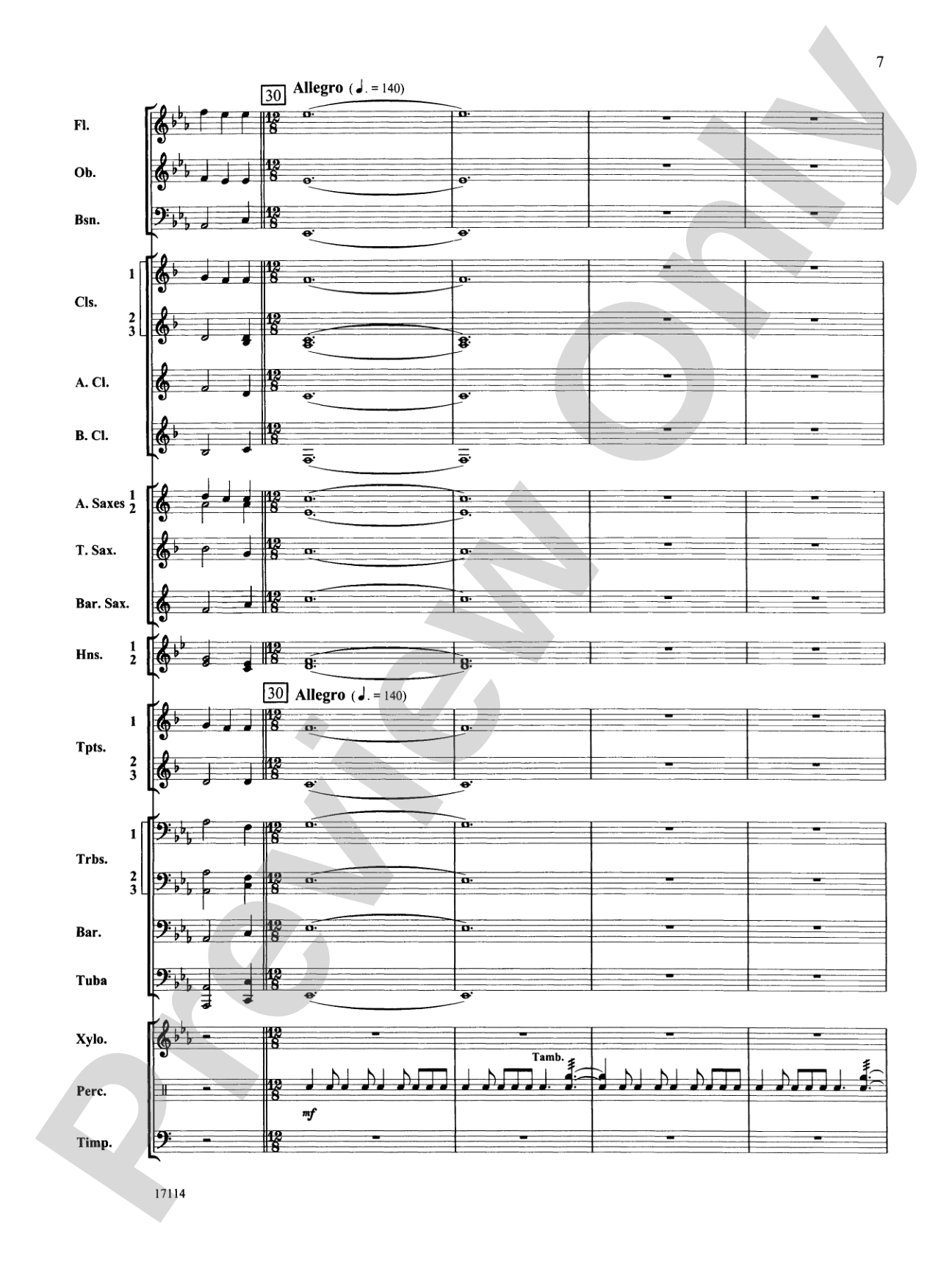 Fantasia on an Irish Hymn: Concert Band Conductor Score & Parts