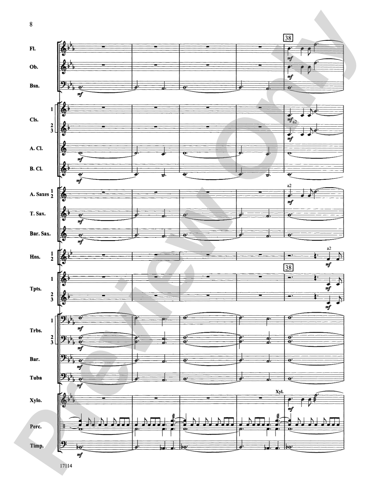Fantasia on an Irish Hymn: Concert Band Conductor Score & Parts