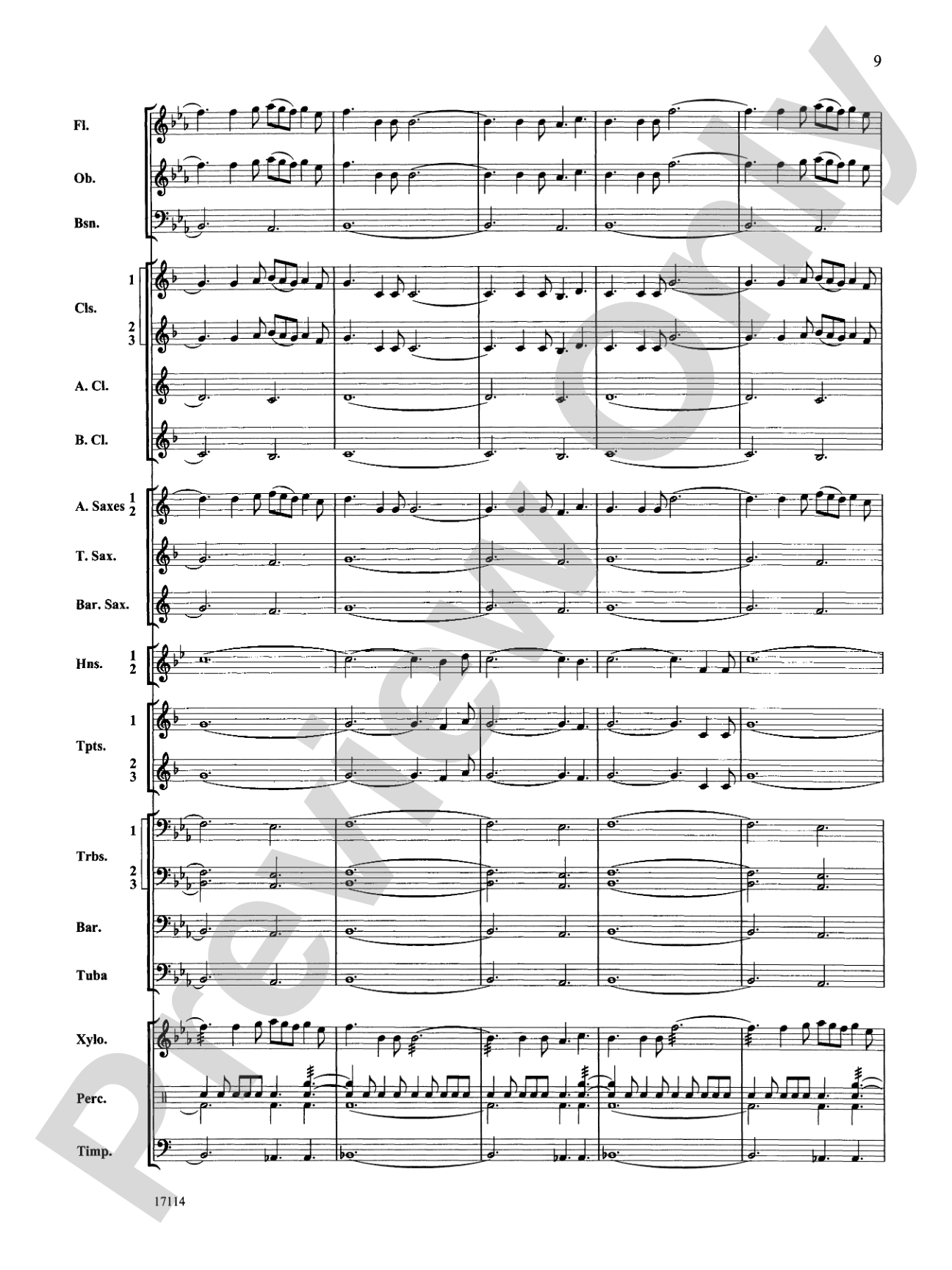 Fantasia on an Irish Hymn: Concert Band Conductor Score & Parts