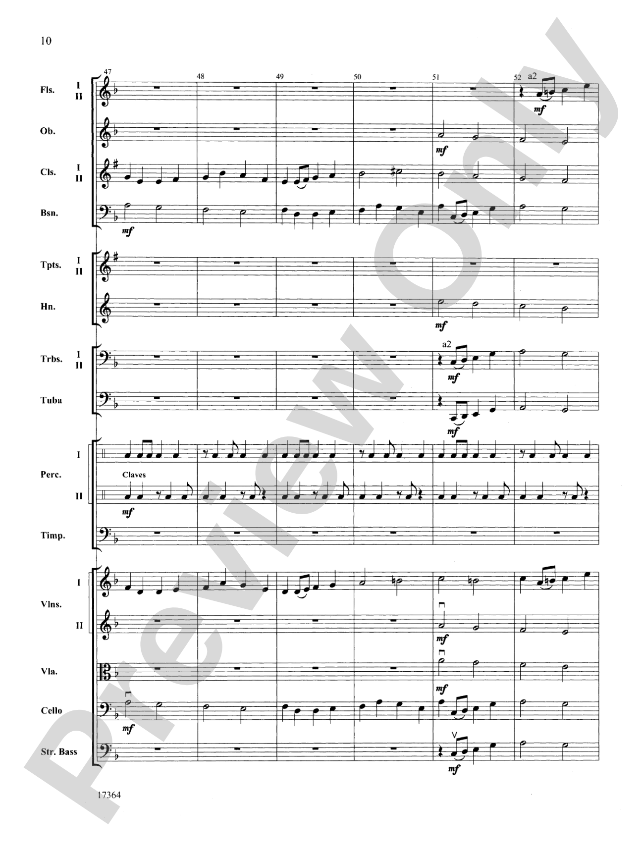 Slavonic Legend: Full Orchestra Conductor Score & Parts