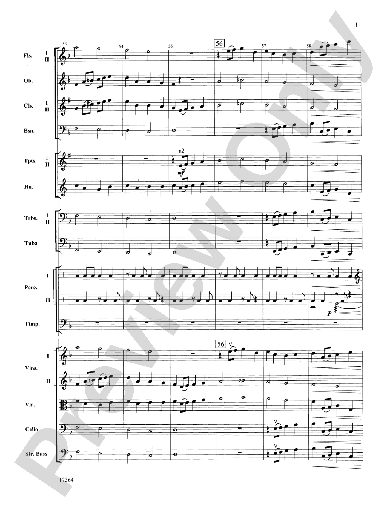 Slavonic Legend: Full Orchestra Conductor Score & Parts