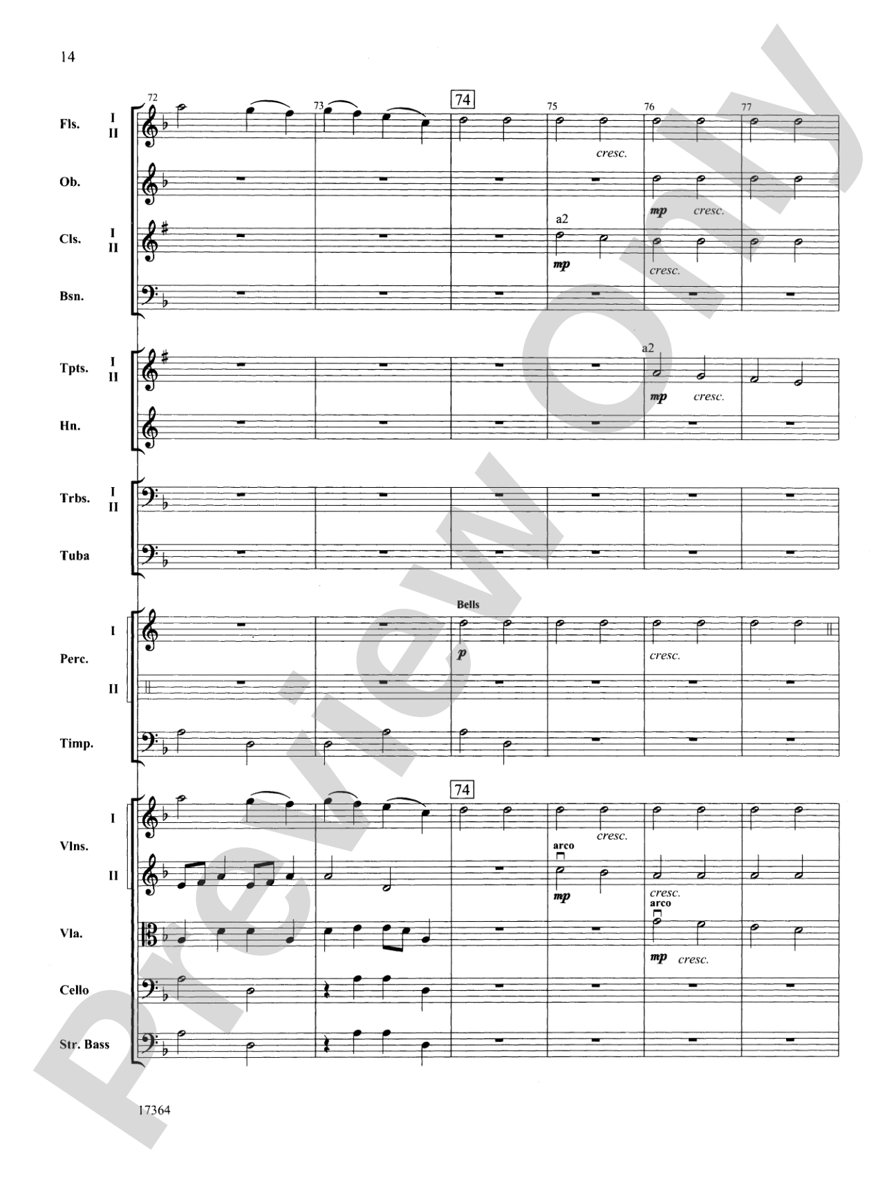Slavonic Legend: Full Orchestra Conductor Score & Parts
