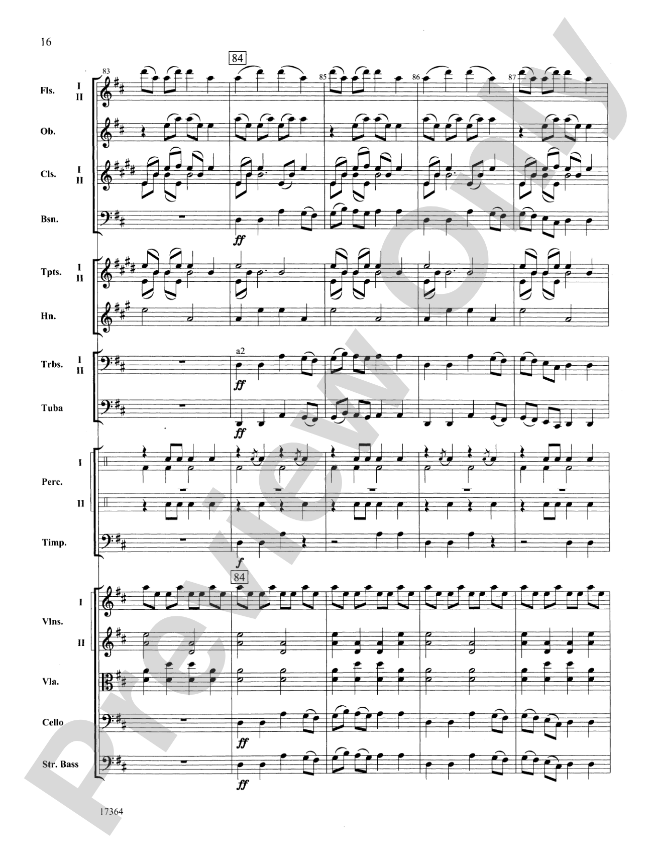 Slavonic Legend: Full Orchestra Conductor Score & Parts