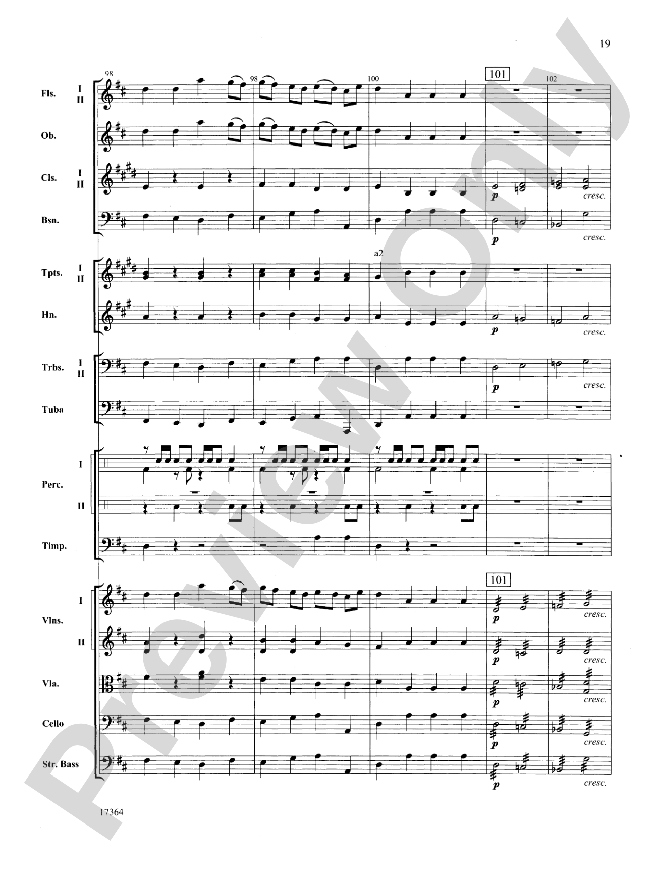 Slavonic Legend: Full Orchestra Conductor Score & Parts
