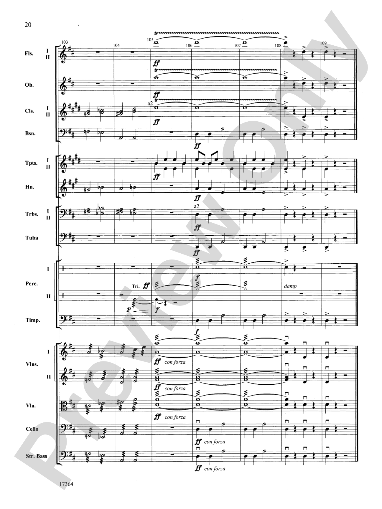 Slavonic Legend: Full Orchestra Conductor Score & Parts