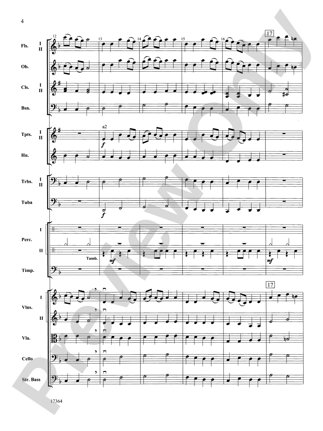 Slavonic Legend: Full Orchestra Conductor Score & Parts