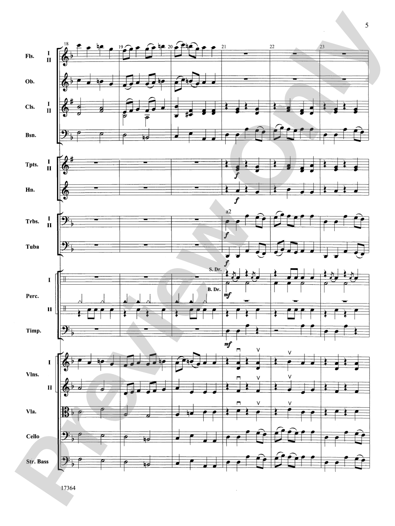Slavonic Legend: Full Orchestra Conductor Score & Parts