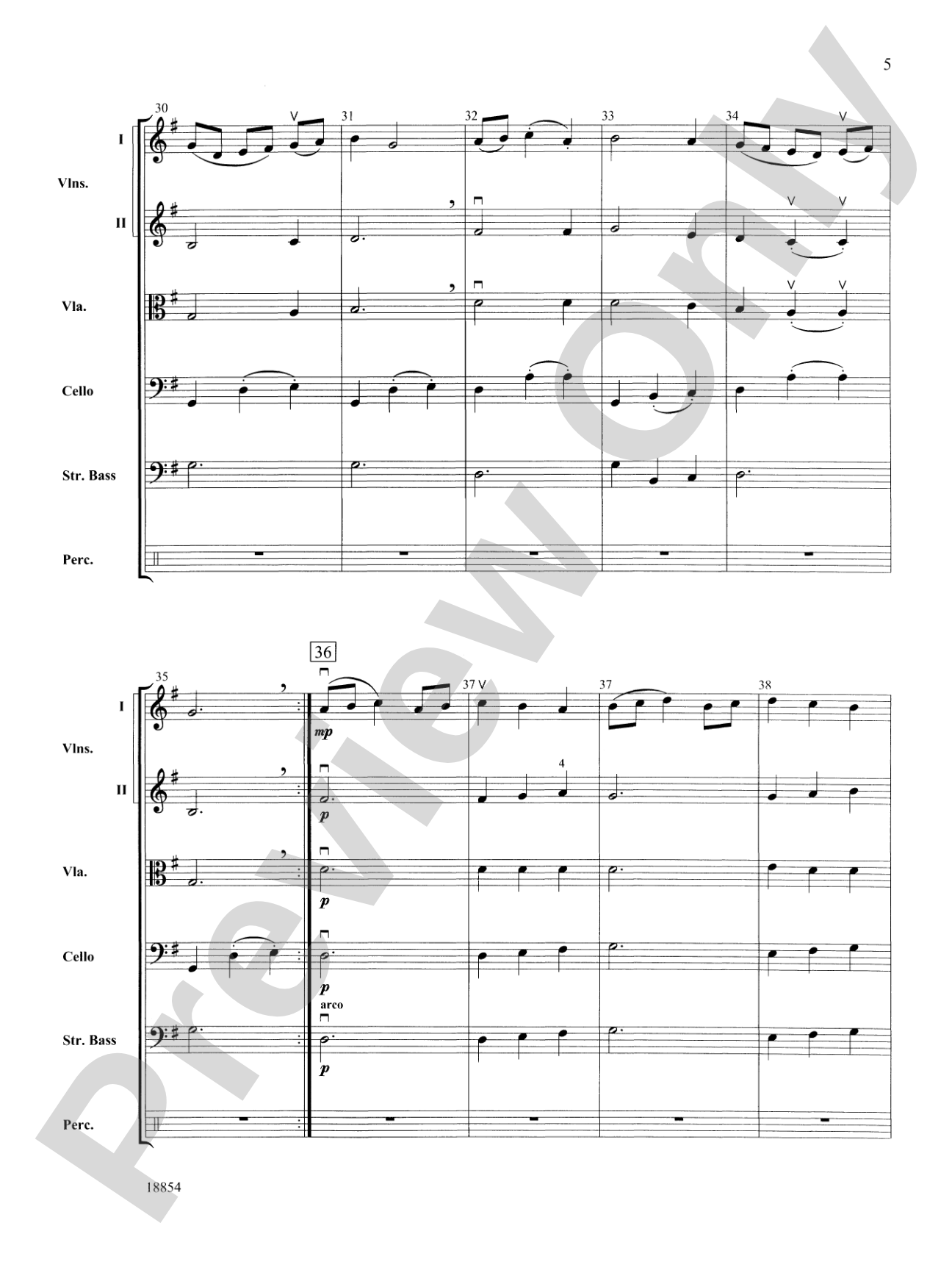 DECKorations: String Orchestra Conductor Score & Parts
