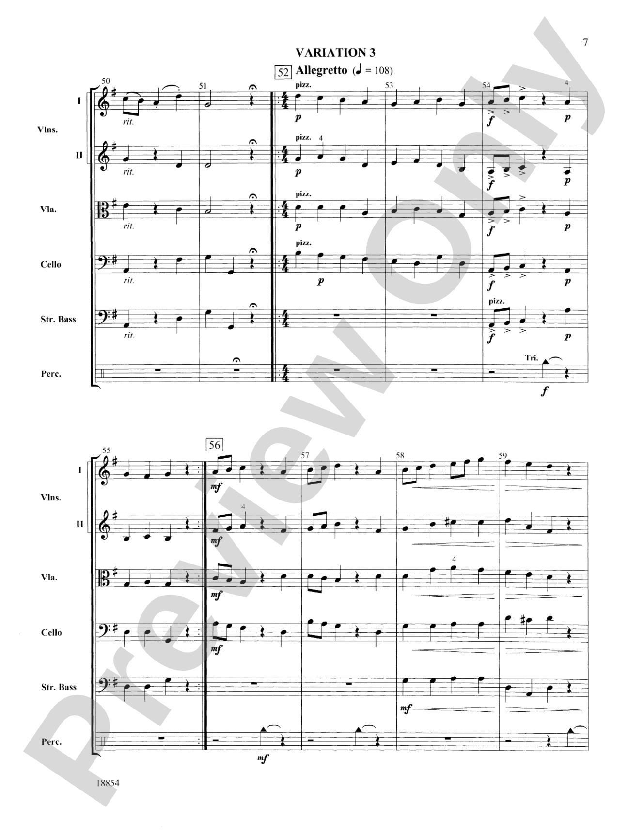 DECKorations: String Orchestra Conductor Score & Parts