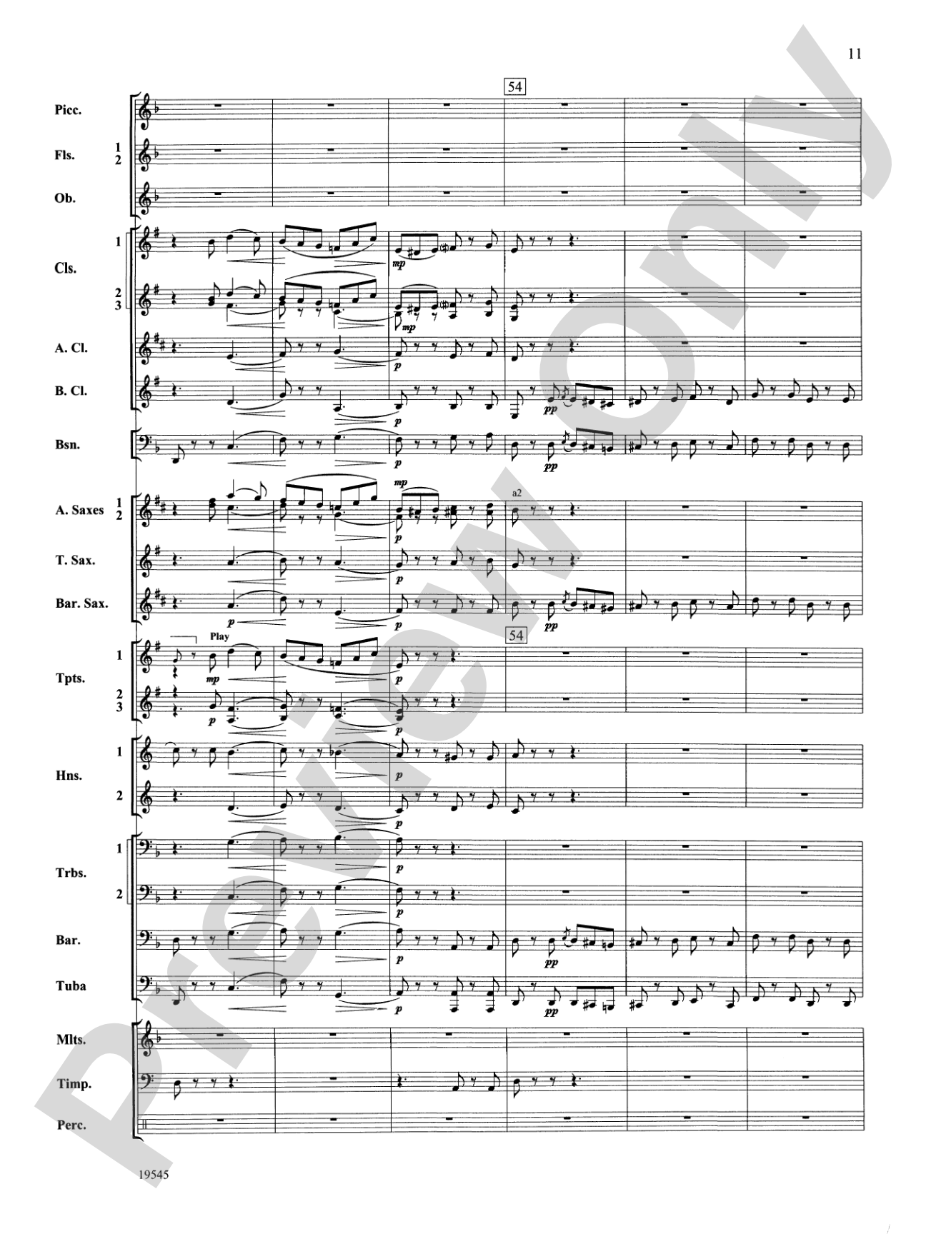 Funeral March of a Marionette: Concert Band Conductor Score & Parts