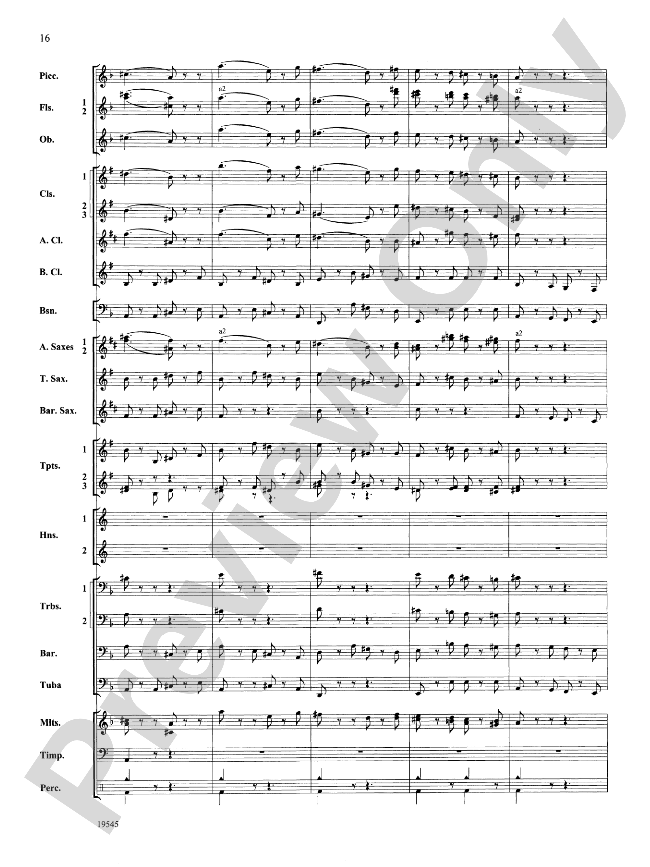 Funeral March of a Marionette: Concert Band Conductor Score & Parts