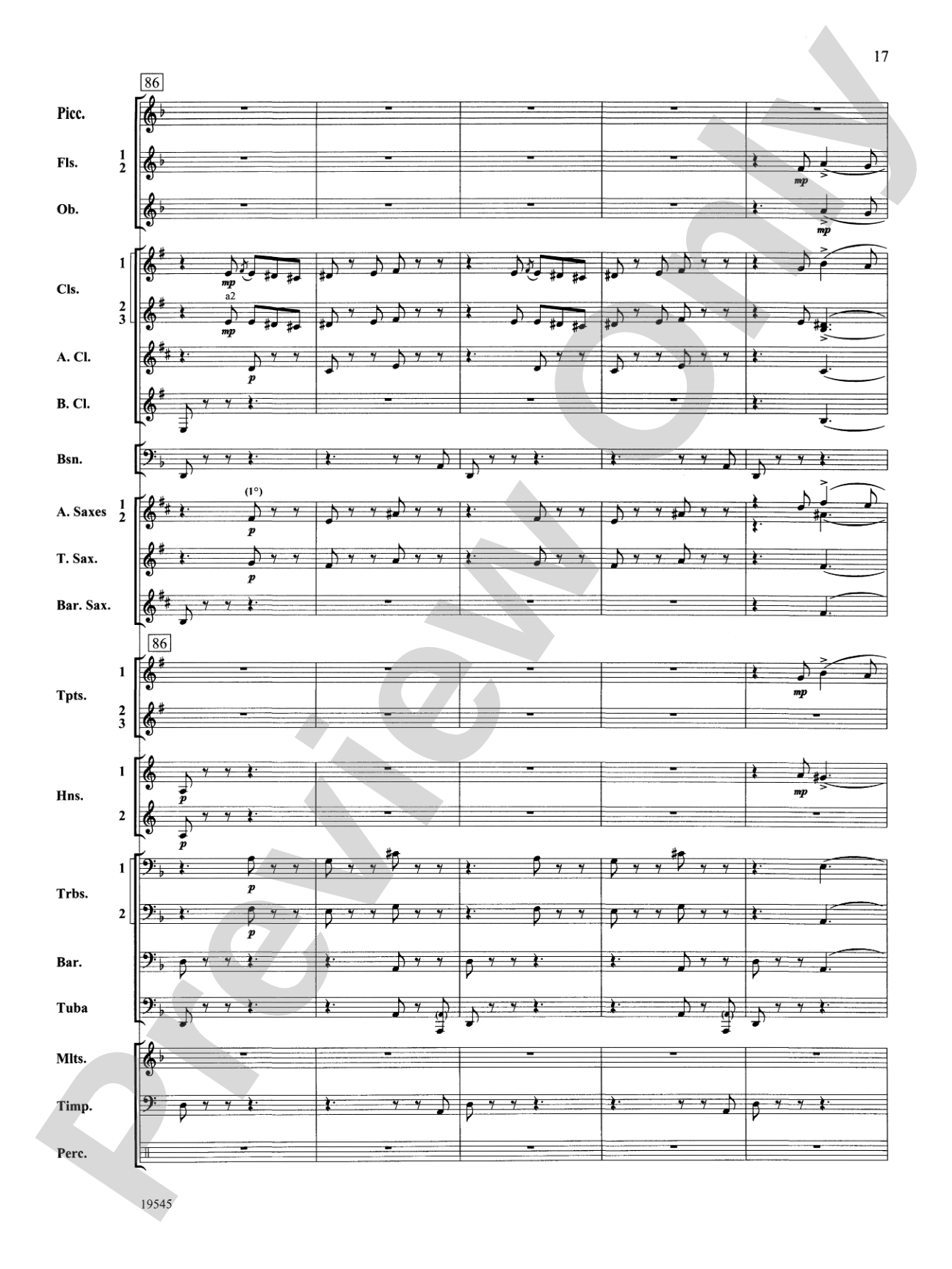 Funeral March of a Marionette: Concert Band Conductor Score & Parts