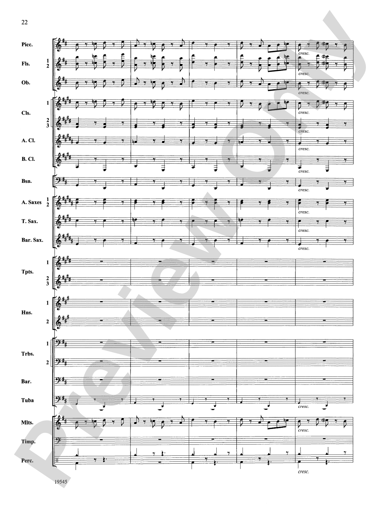Funeral March of a Marionette: Concert Band Conductor Score & Parts